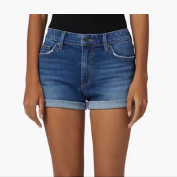Joe’s Mid Rise Rolled Hem denim Shorts